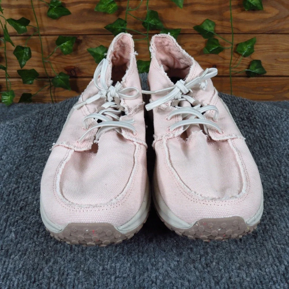 Holo Footwear Athena Womens Sneaker Size 9 Casual Walking‎ Pink Canvas Low Top